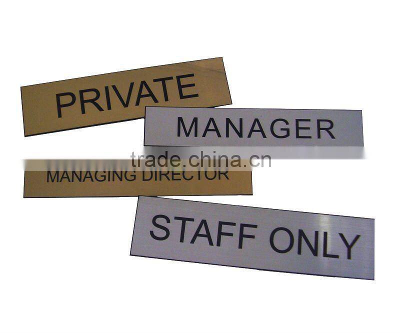 Metal Name Plate,Name Label