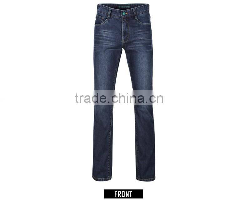 Cotton basic 4 pocket vintage blue mens cultivate one's morality denim jeans with skinny legs