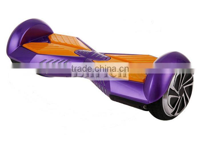 2015 Hot sales 2 wheel electric scooter self balancing with LED light and Max Speed 12km/h scooter electric hands free scooter