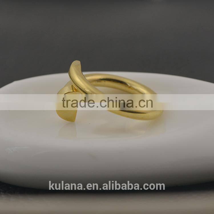 Unique twisted nail engagement rings promise rings