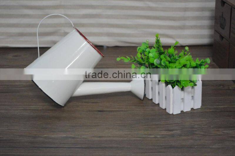Garden metal watering can