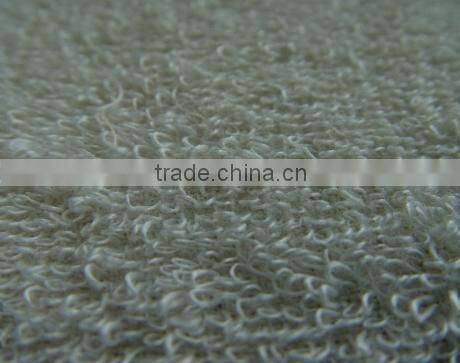 Terry rough linen white fabric