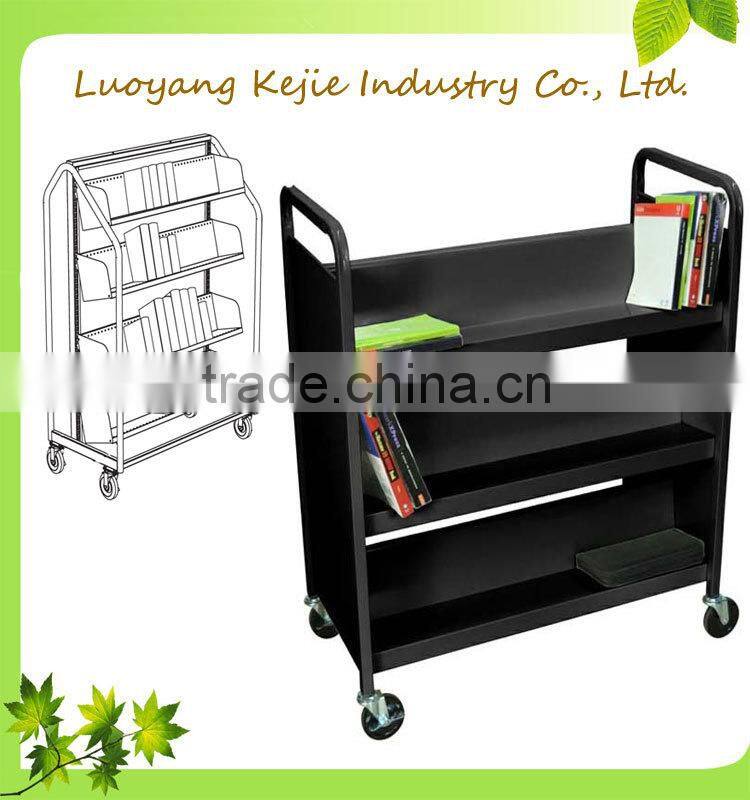 book cart for teachers home book trolley fiat book cart metal bookcart/mdf & steel 3-tier library book carts trolley cart