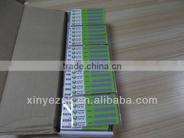 scratch card printing