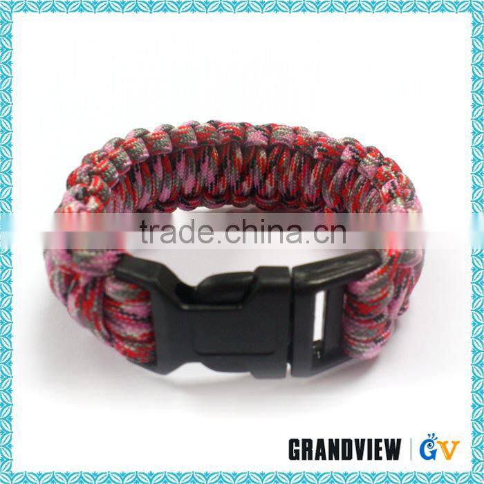 Wholesale high quality paracord survival bracelet weaves style