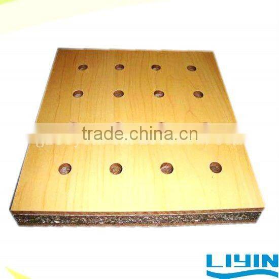 32/32/8 Wooden perforated acoustic panel with MGO Combination Board