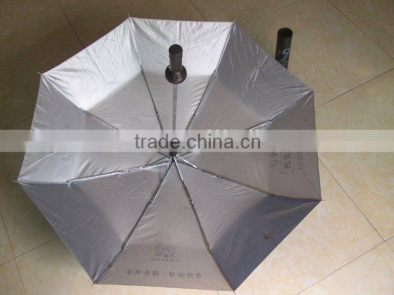 3 folding rain promotion gift wine bottle umbrella