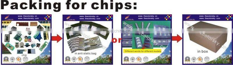 (1TC-L-100) compatible ink inkjet cartridge chip for Lexmark 100 bkcmy prospect PRO205 PRO208 205 208 impact S305 S308 305 308