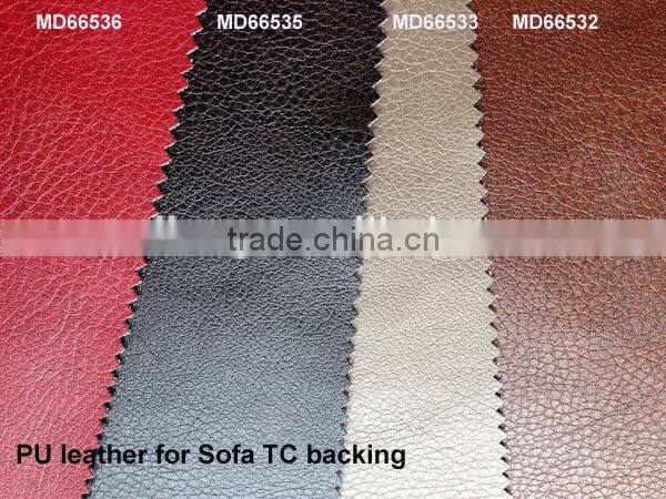 full grain pvc leather for sofa upholstery car seat covering
