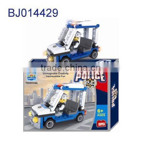 New kid toy plastic toy for sale 3d puzzle diy police helicopter model