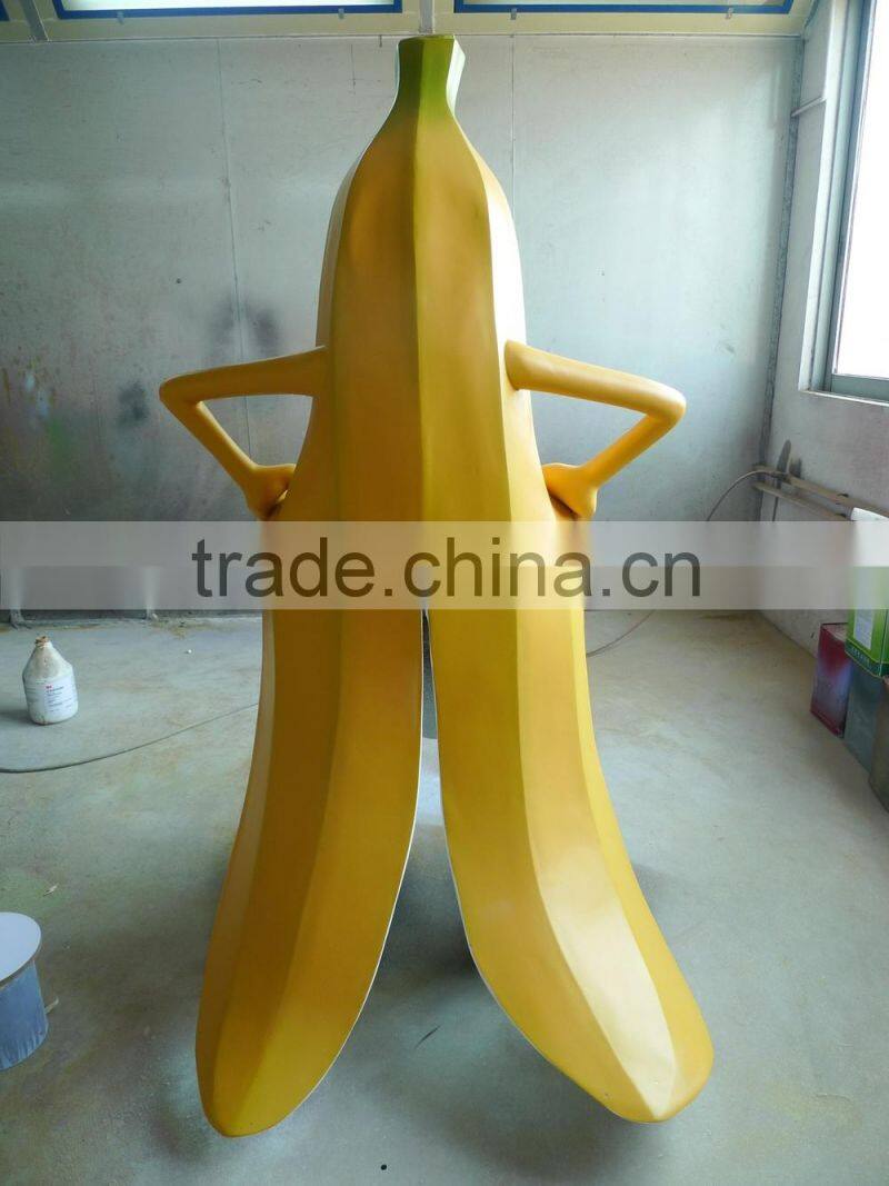 fiberglass figurine banana fruit