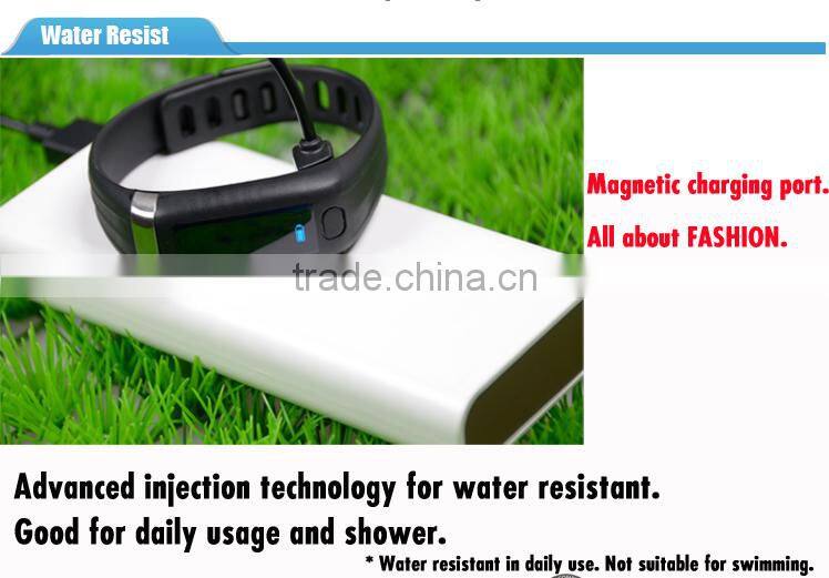 IOS and Android OLED Smart Healthy Bluetooth Heart Rate Activity Tracker
