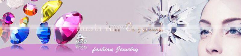 18k Gold Filled Jewelry Austrian Crystal Rhinestone Pendant Necklace With Zircon Stone