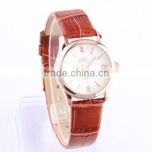 Latest simple model rose gold womens watch