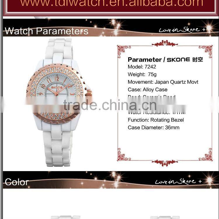 Luminous Hand Fashion Watches ceramic watches women