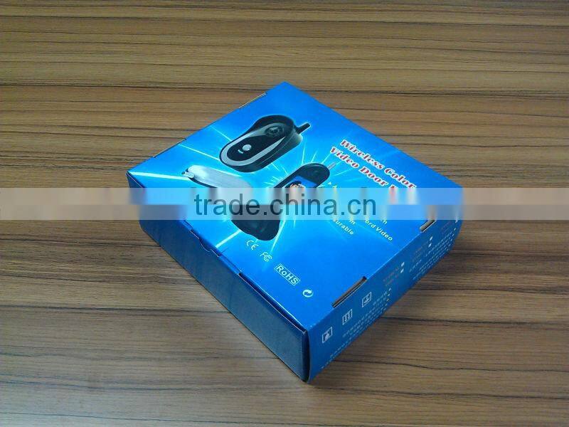 Wireless digital video door phone SIPO-705 with 2.5-inch screen and Li-ion battery power