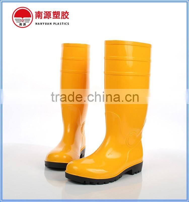 CE certificated high quality work safety rain gumboots wholesale