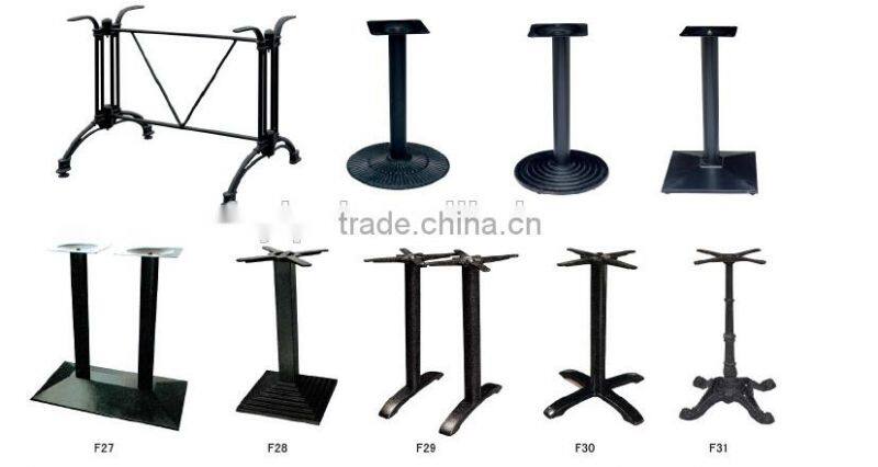 Foshan supplier good quality cast iron long table base F27