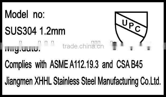 handmade stainless sink 2618A