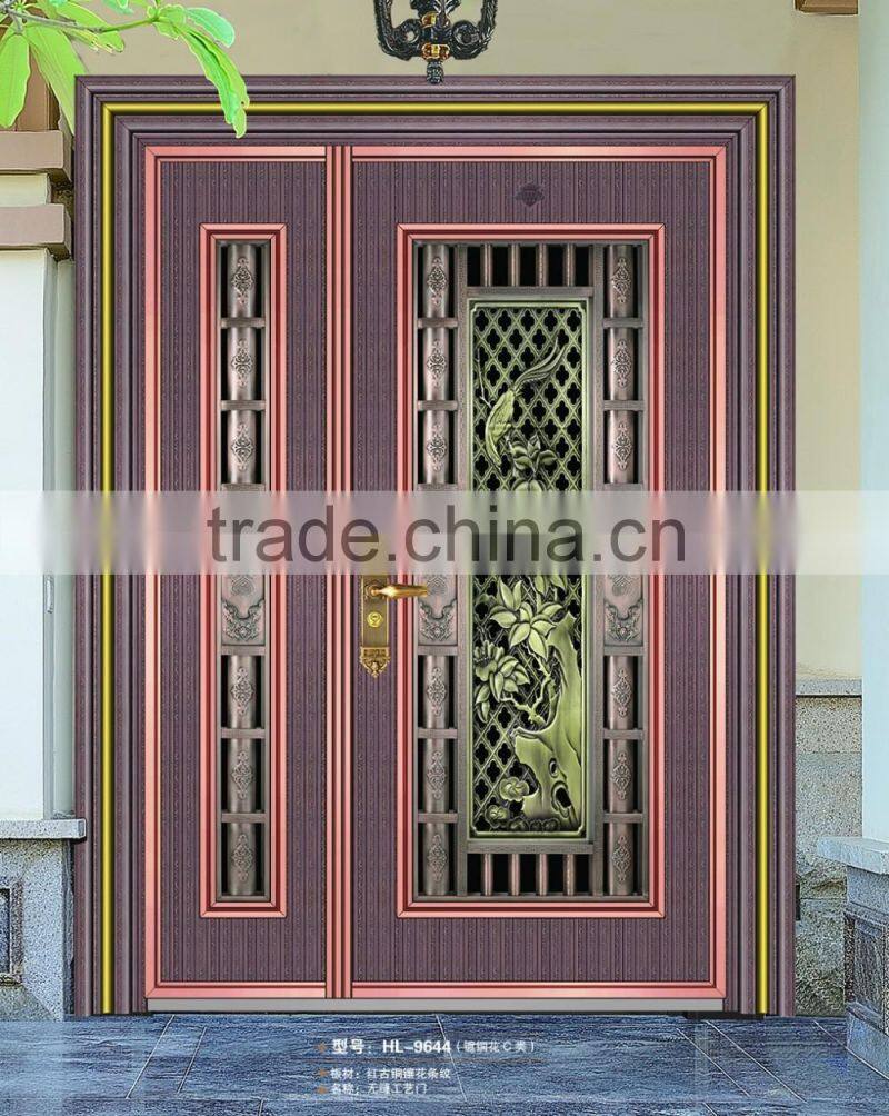 High Quanlity Cheap Turkey style stainless security steel seamless door