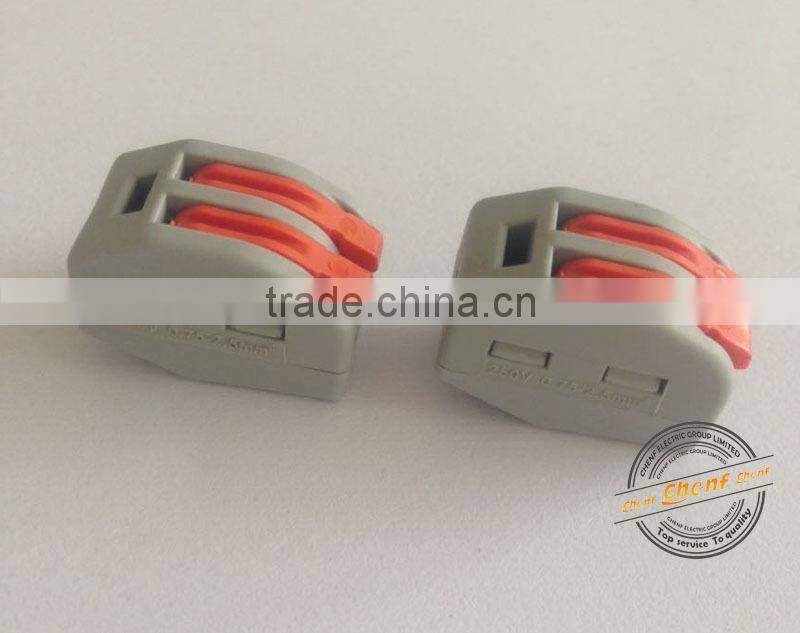 Newest Mini 250V Electrical 2 Pole Terminal Block Wire Connector 0.75-2.5mm2