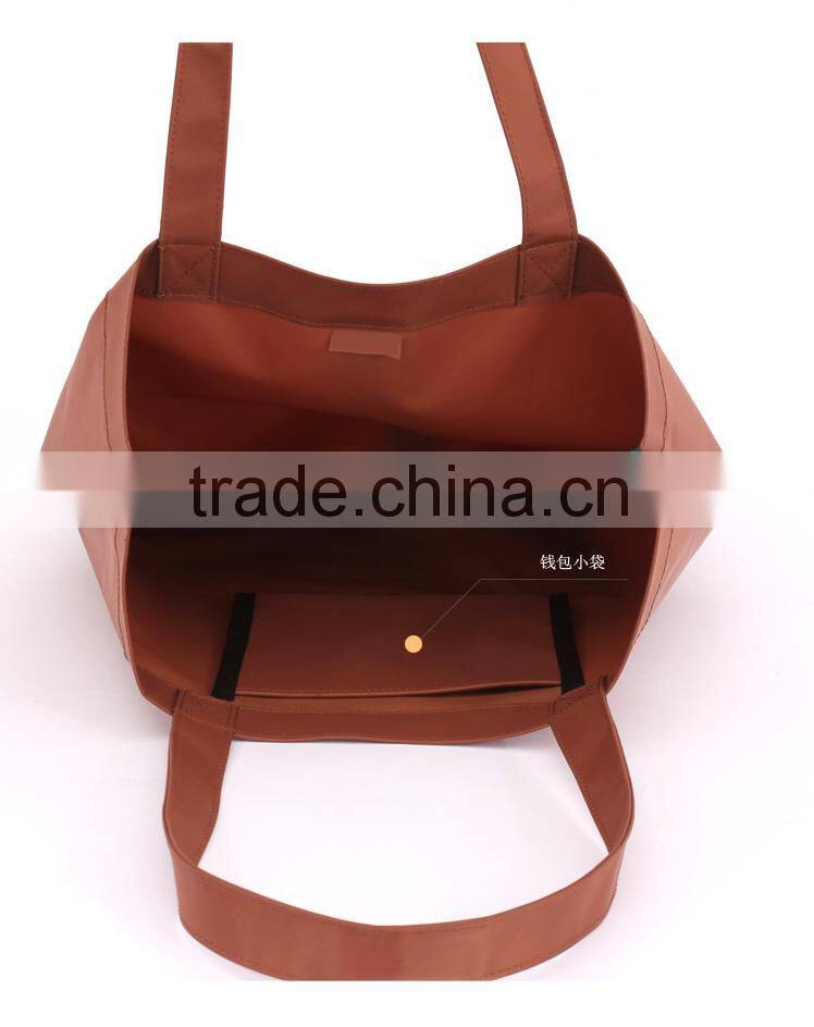 Latest high quality fashionable cheap polyester folding tote shopping bag GW833