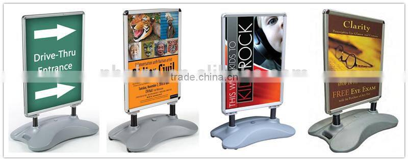 Best selling Whirlwind Pavement Sign water base poster stand,B1 forecourt poster display