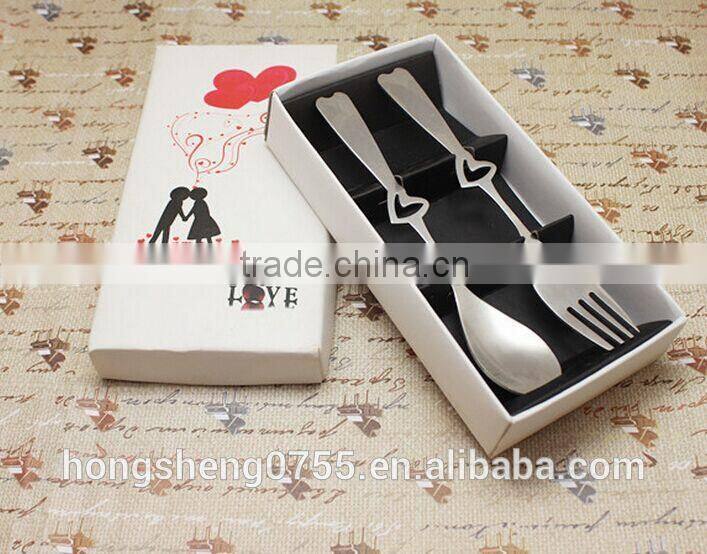 Stainless Steel Cutlery with package for student/Cutlery for promotional gift