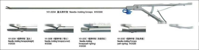 surgical stainless steel needle-holding forcps