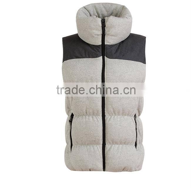 Provide OEM service high quality customized sleeveless lady down jacket women sports apparel