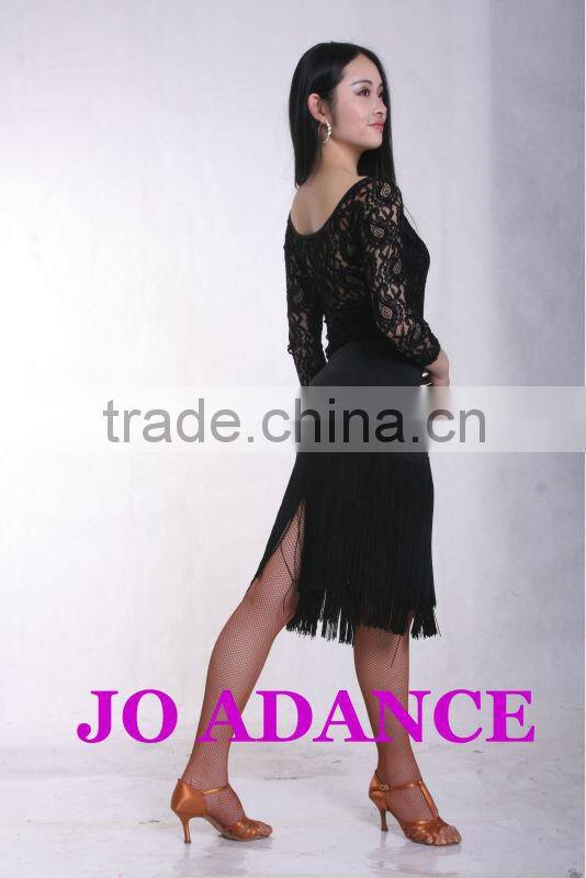 Fringed skirt Ms. Latin Tops Latin short skirts Tights