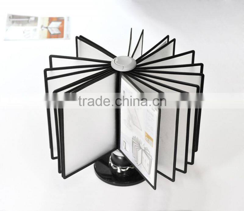 A5 20 Pockets Half Moon Handling Display Reference Rack All Round Display Reference Rack