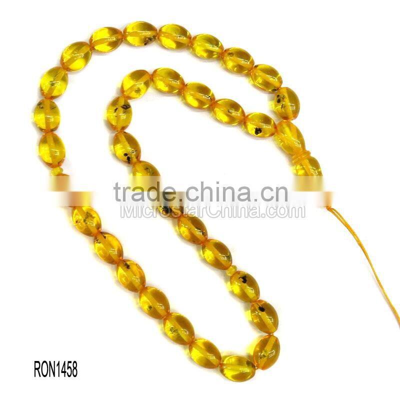 Latest design beads wedding dresses loose 33 turkish amber beads