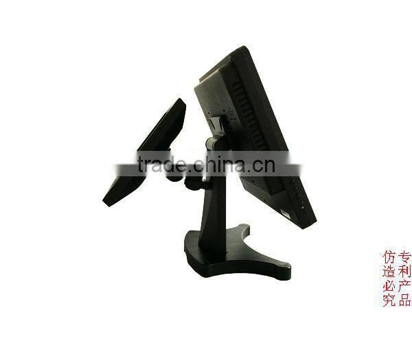Dual pos touch stand for touch screen monitor