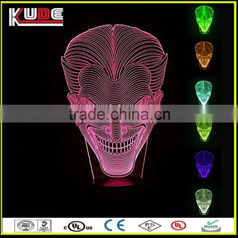 Custom Made Illusion Effect Beautiful 3D Acrylic Lamp From Guangdong