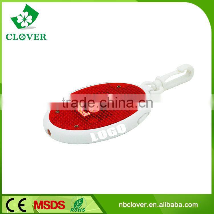 ABS and PS material custom 2 led best keychain flashlight