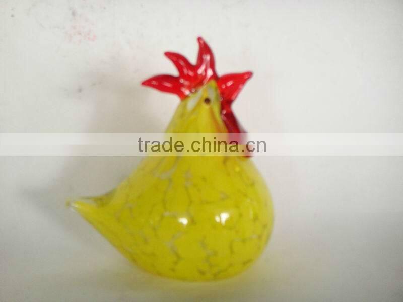 glass rooster
