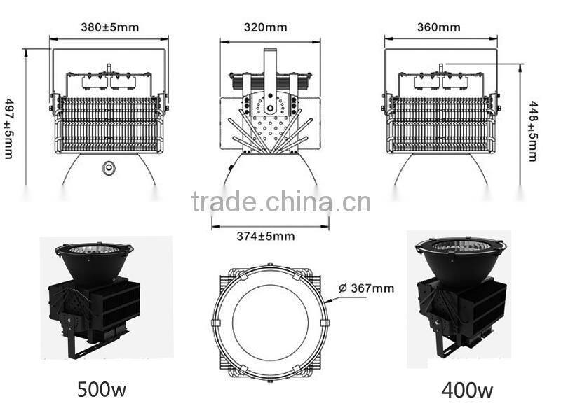 High power led 30000 lumens flood lamp