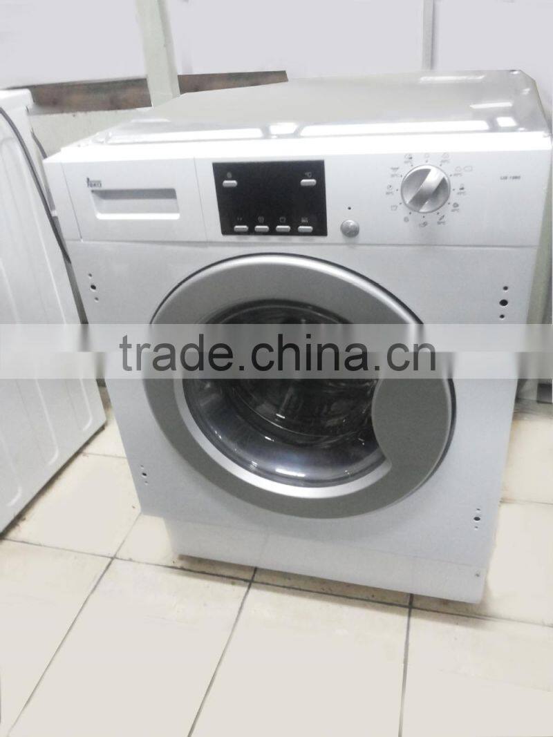 6kg 1200 rpm home automatic front loading built in washer and dryer