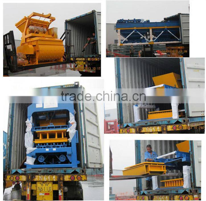 QT4-26 Newest new coming semi auto block brick making machine