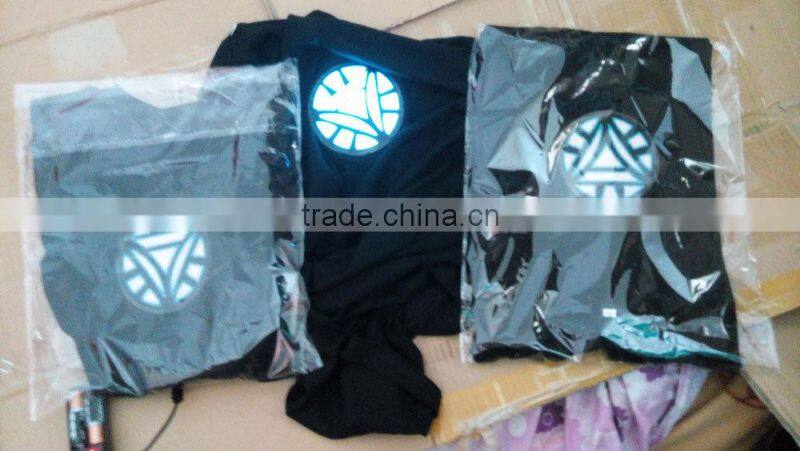 Top quality newest design electronic playable guitar t shirt Playable Electronic Music Band T-Shirt Kits Guitar+drum tshirt