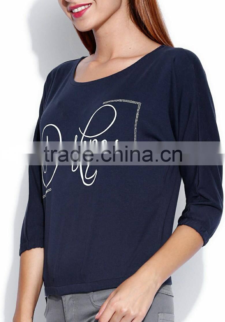 Women Top Blouse Cotton Modal Spandex Jersey Fabric
