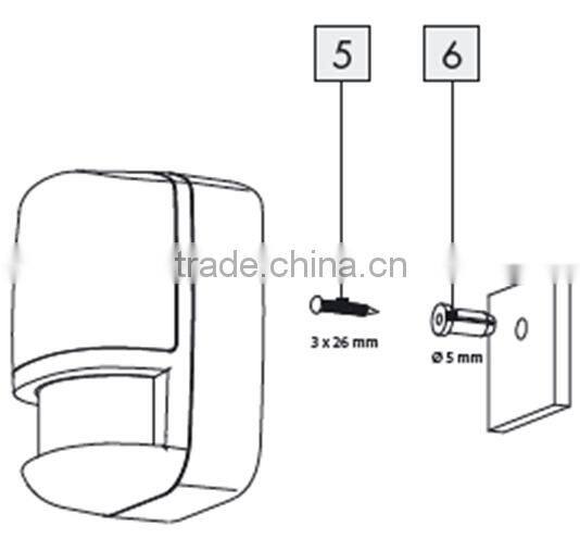 LED PIR motion sensor night lamp battery operated night light