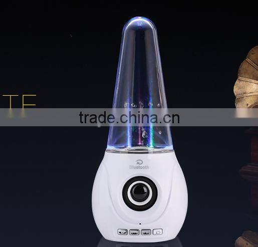 2016 hot selling led water dance speaker with bluetooth sport TF card