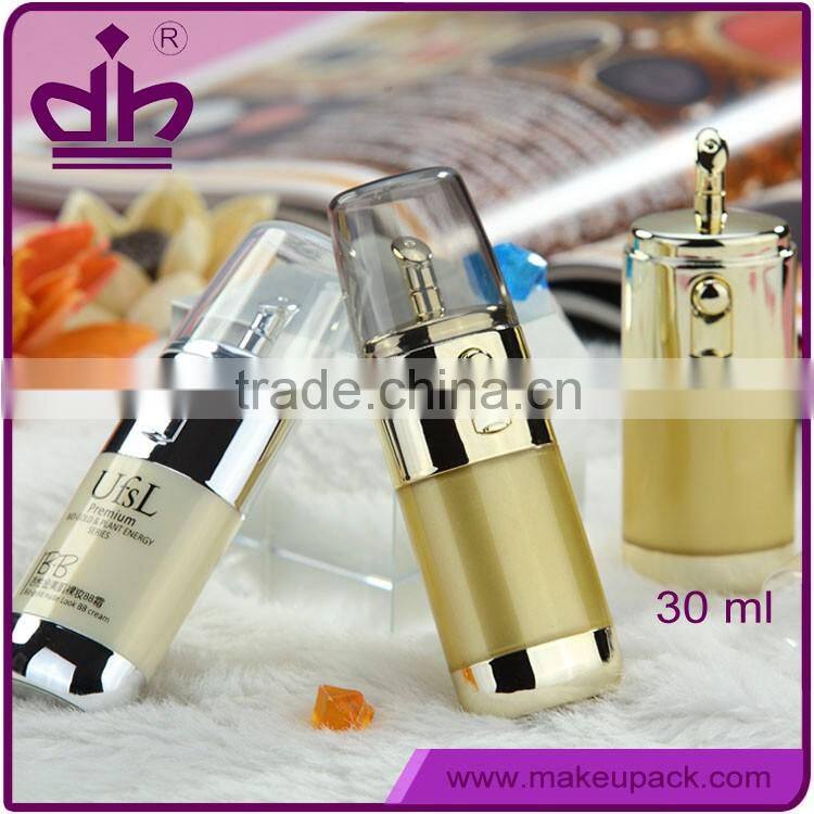 White plastic compact air cushion bb foundation case