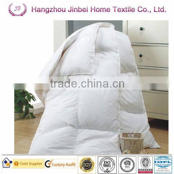 85% white duck down duvet/white duck down and feather quilt/white duck feather duvet