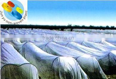 Junyu agriculture nonwoven fabric as a protection against heat loss in greenhouses and garden tunnels