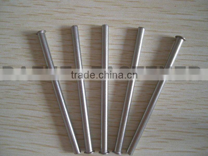 flat and round head aluminum rivet