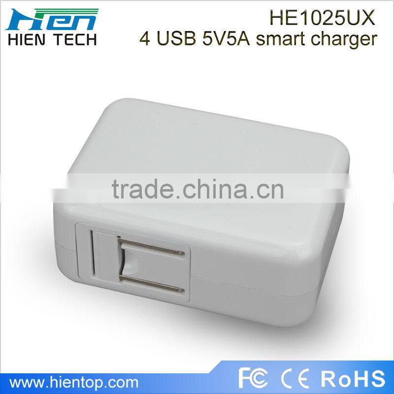 5V3.1A 4 USB charger for iphone 6 plus charging