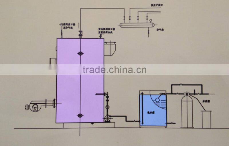 Guaranteed gas fired steam boiler